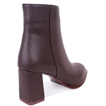 Dagoster DZA07-811501 Kahve Klasik Topuklu Kadın Bot