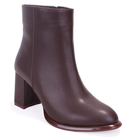 Dagoster DZA07-811501 Kahve Klasik Topuklu Kadın Bot