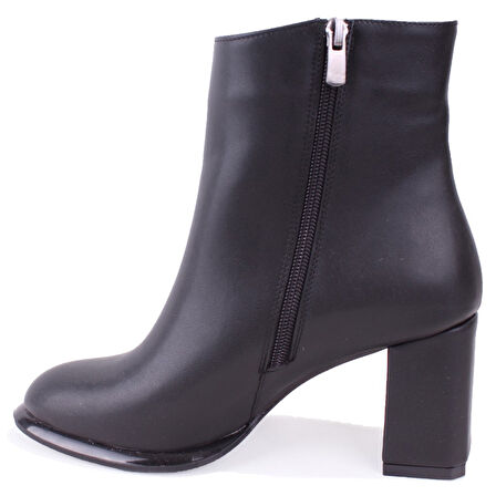 Dagoster DZA07-811501 Siyah Klasik Topuklu Kadın Bot