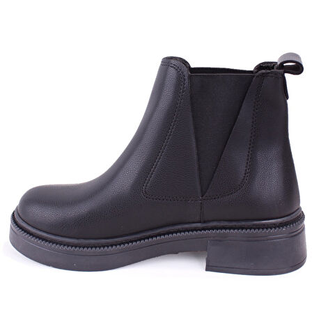 Dagoster DZA07-1275071 Siyah Günlük Düz Topuk Kadın Bot