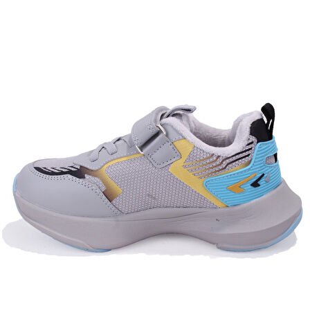 Vicco Space 346F25K238 Gri Ortopedik Günlük Erkek Çocuk Spor Ayakkabı