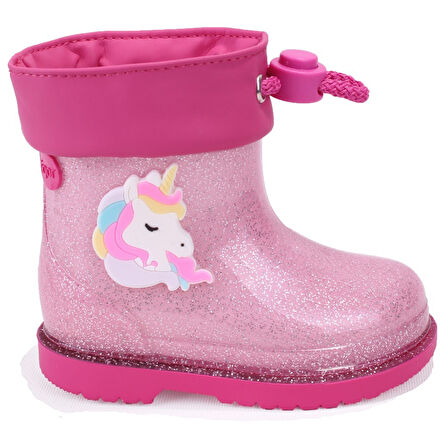 İgor W10339 Bimbi Unicornio Fuşya Ortopedik Kız Çocuk Yağmur Çizme
