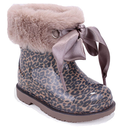 İgor W10338 Bimbi Leo Soft Taupe Ortopedik Kız Çocuk Yağmur Çizme
