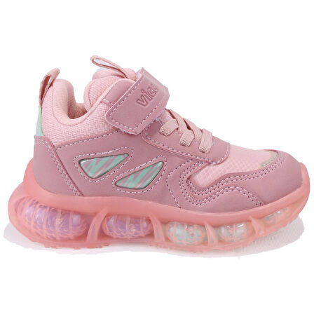 Vicco Willow 946P23K380 Pudra Ortopedik Günlük Işıklı Kız Çocuk Spor Bot