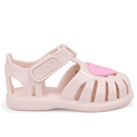 Igor BB364 Tobby Gloss Love Bej Günlük Kız Çocuk Sandalet