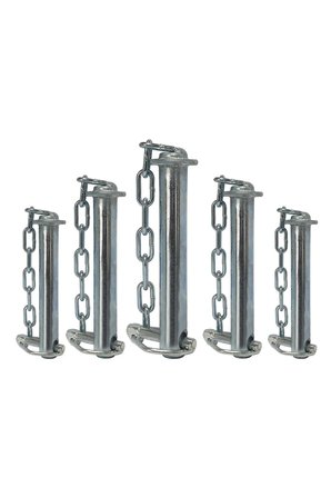 Q25mm - 130mm Zincirli Orta Kol Pimi 25 ADET