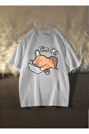 I'm Ok Oversize Unisex Tshirt