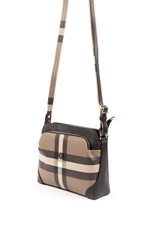 Silver Polo  Kadın Çapraz Çanta 364-34602 SILVER POLO ÇAPRAZ Kadın ÇANTASI MK80 KAHVE-MAT SİYAH