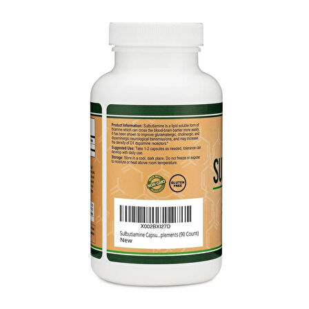 Sulbutiamine 200 mg 90 Kapsül