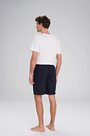 Haşema Lacivert Kısa Erkek Havuz ve Deniz Şortu 2427