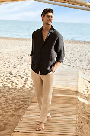 Haşema Erkek Keten Pantolon 4020