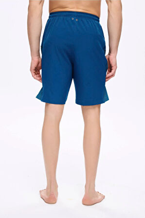 Haşema Spor Kesim Mavi Erkek Kısa Havuz ve Deniz Şortu 5038