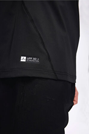 Haşema Active Erkek Siyah Spor Tişört 5030