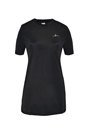 Haşema Kısa Kollu Siyah 3 Parça Yarı Kapalı Mayo Takımı 5072