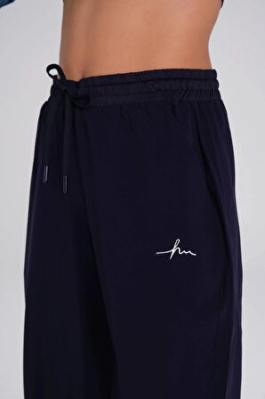 Haşema Active Lastikli Paça Lacivert Jogger Spor Pantolonu Eşofman Altı ACT-1
