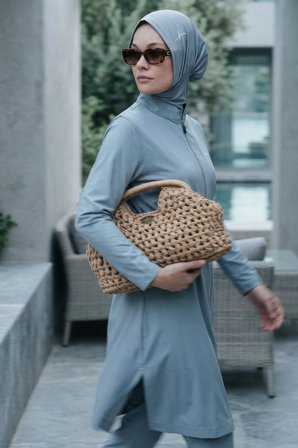 Haşema Zincir Detaylı Camel Renk Plaj El Çantası 1137