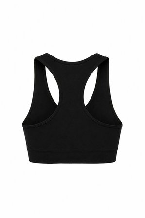 Haşema Çapraz Sırtlı Toparlayıcı Siyah Mayo İçi Spor Büstiyer 6072