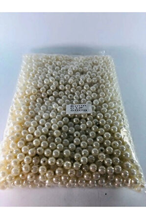İnci Kaliteli Plastik Boncuk 500 gr