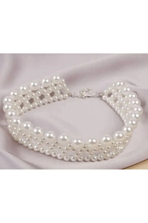 El Yapımı -İnci Parıltısıyla Şık Kolye Özel Tasarım