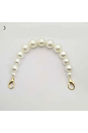 El Yapımı - İnci Zarefetiyle Aksesuarlı Çanta Askısı