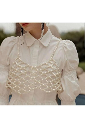 El Örmesi- İnci Zarafetiyle Şık Büstiyer