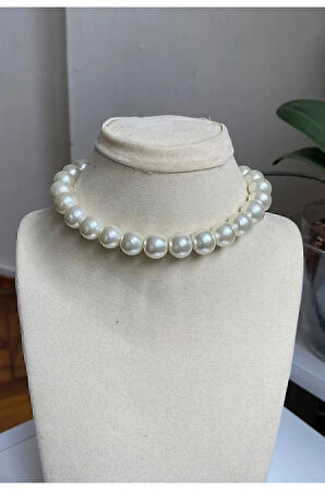 El Yapımı -İnci Parıltısıyla Şık Kolye Özel Tasarım