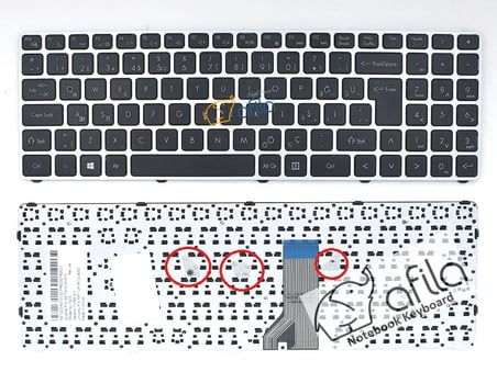 Casper TWD, Grundig GNB 1565, 1598, 1599 Notebook Klavyesi (Siyah TR) / KL0825
