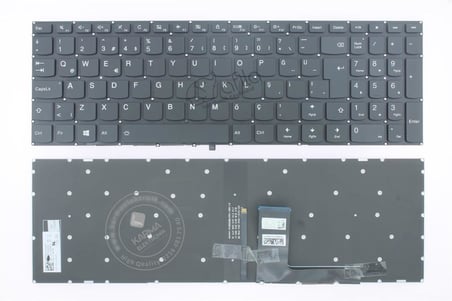 Lenovo ideaPad 310-15IKB Uyumlu Notebook Klavye - Tuş Takımı, Siyah - TR - ışıklı / KL0976LD