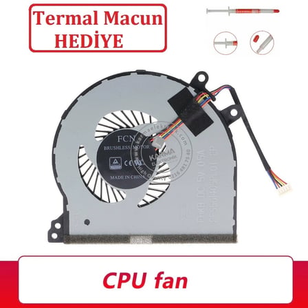 Lenovo uyumlu ideaPad 310-14, 310-15, 510-15 Serisi Notebook Cpu Fan