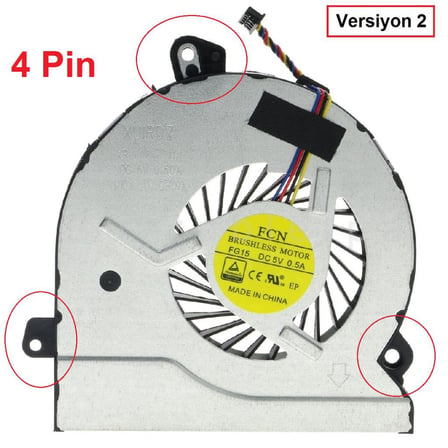 Hp Pavilion Gaming 15-ak000, 15-ak100 Serisi Notebook Fan