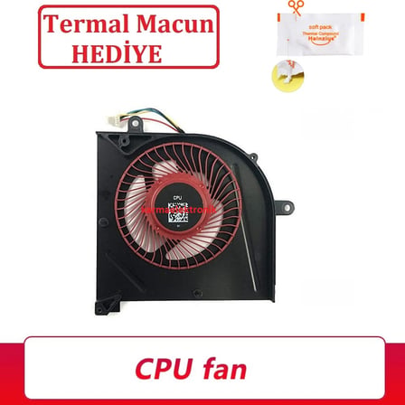 MSI GS63 Notebook CPU, işlemci Fanı (Sol)