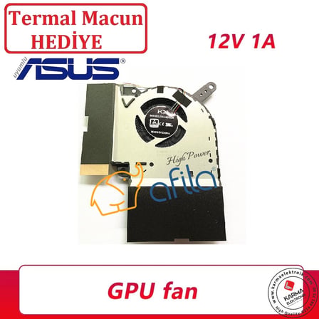 Asus ROG Strix G15 G531G, G512L Serisi Notebook Gpu-Vga Fanı (Sol) - Ver.2 - 12Volt