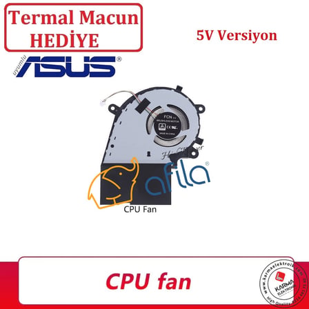 Asus ROG Strix G15 G531G, G512L Serisi Notebook Cpu Fanı (Sağ) - Ver.2 - 5Volt