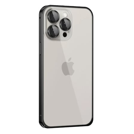 Joko Apple iPhone 15 Pro Max Metal Bumper Mat Kapak - Siyah