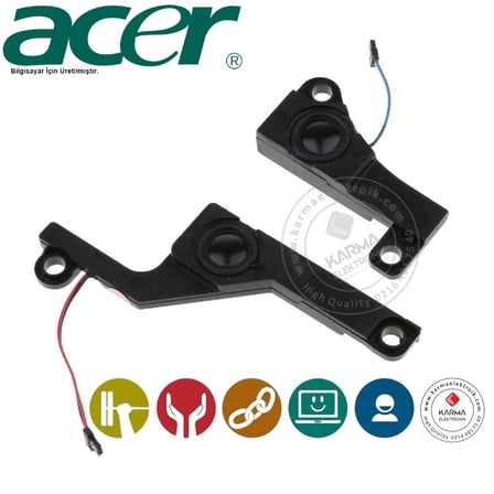 Acer 5750, 5750G, 5755, 5755G, 5350 Notebook Speaker (Hoparlör) Set