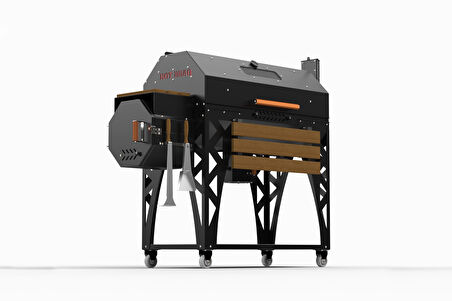 Hot Big Quartz Mangal Barbekü Smoker