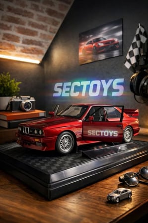 1988 BMW 3 SERIES M3 Parlak Kırmızı (E30) BMW M3 DİECAST ARABA BMW E30 MODEL