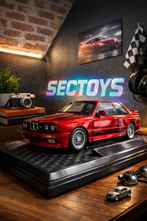 1988 BMW 3 SERIES M3 Parlak Kırmızı (E30) BMW M3 DİECAST ARABA BMW E30 MODEL