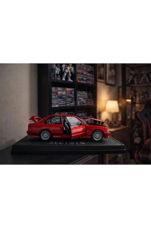 1988 BMW 3 SERIES M3 Parlak Kırmızı (E30) BMW M3 DİECAST ARABA BMW E30 MODEL