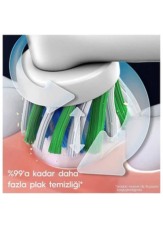 Oral-B Pro Clean Siyah Şarjlı Diş Fırçası + Seyahat Kabı