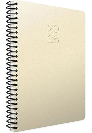 Gıpta 2026 Spiralli Günlük Ajanda Sert Kapak 17X24 cm 407