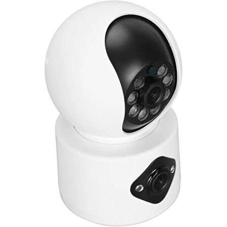 Ozmik CMR-41 WiFi Kamera, İki Yönlü Sesli İnterkom Çift 2MP Lens Güvenlik Kamerası 