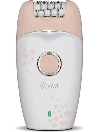 Kiwi KEP-6818 Şarjlı, LED Işıklı Epilasyon Cihazı Krem