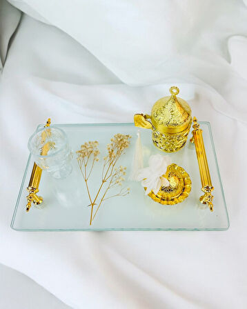 Radiant Şeffaf Söz Nişan Tepsisi 