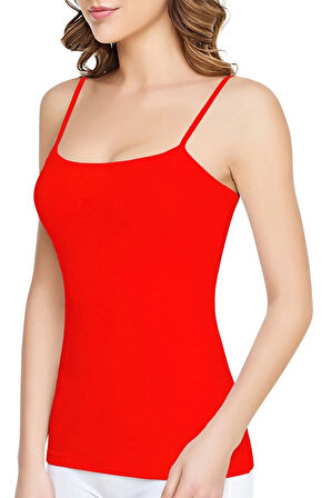 Ten Rengi Ip Askılı Kadın Atlet (6 Adet)