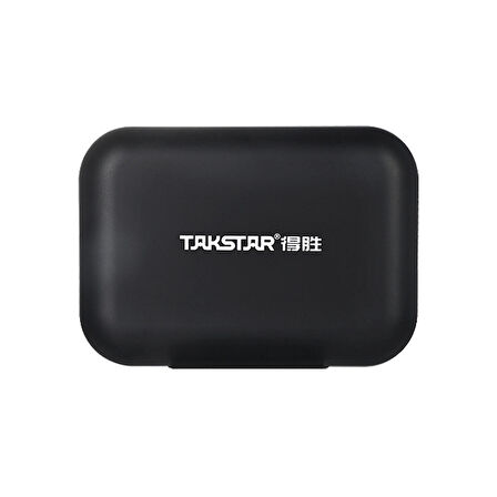 Takstar V4 DUAL Cep telefonu uyumlu çift konuşmacı için Kablosuz Yaka Video Mikrofonu 2,4Ghz