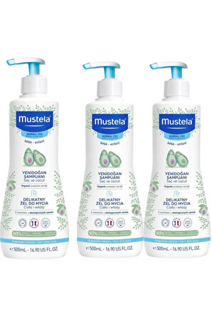 Gentle Cleansing Gel Yenidoğan Şampuanı 500 ml 3 Adet