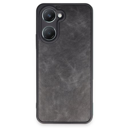 Vivo Y18 Kılıf Aras Deri Kapak - Siyah