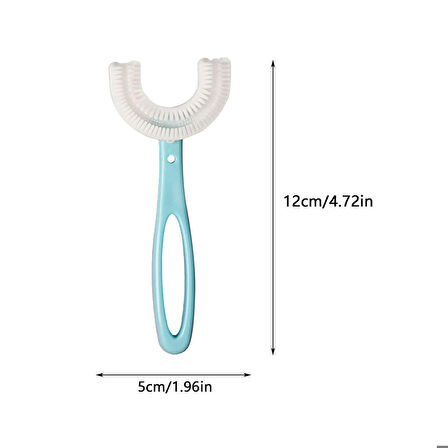 Silikon Çocuk Diş Fırçası Tartar Temizleyici (2-12 Yaş)