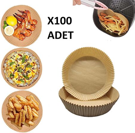 Airfreyer Fritöz Kağıdı Yuvarlak XL / XXL 100LÜ